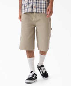 Worn In Relaxed Carpenter Duck Shorts. 13