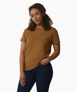 Women's Heavyweight Short Sleeve Pocket T-Shirt