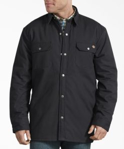 Plaid Lined Shirt Jacket