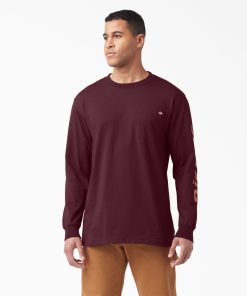 Logo Graphic Long Sleeve Pocket T-Shirt