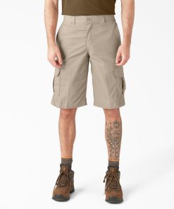FLEX Relaxed Fit Cargo Shorts. 13