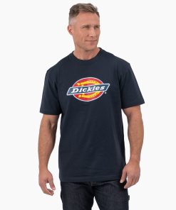 Short Sleeve Tri-Color Logo Graphic T-Shirt