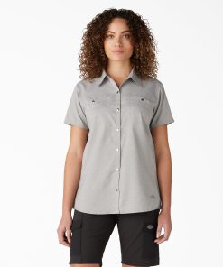 Women's Cooling Short Sleeve Work Shirt